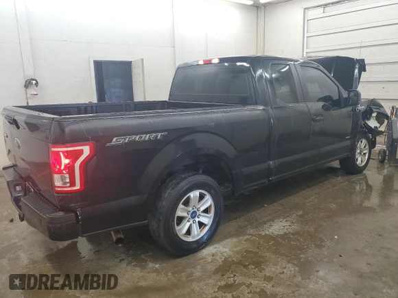 2016 Ford F-150 XL with VIN 1FTEX1CP6GFD58405, listed as a Copart auction lot 47052915 with Not provided miles and Salvage title. Bid and sale history available at DreamBid. Image 3.