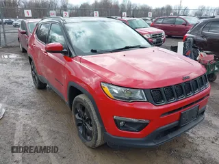 2021 Jeep Compass Altitude with VIN 3C4NJDBB3MT504477, listed as a IAAI auction lot 41886527 with 50,341 mi miles and . Bid and sale history available at DreamBid. Image 1.