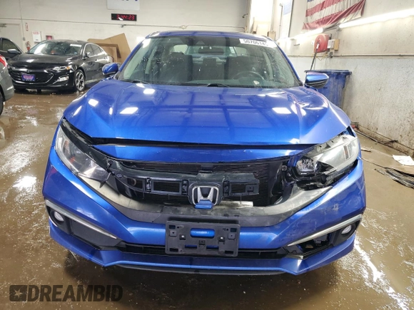 2019 Honda Civic Sedan EX with VIN 19XFC1F31KE017621, listed as a Copart auction lot 50706145 with 99,477 mi miles and Salvage Title. Bid and sale history available at carsss.com. Image 5.