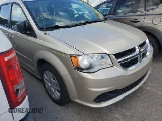 2015 Dodge Grand Caravan SE with VIN 2C4RDGBGXFR613918, listed as a Copart auction lot 75124864 with 27,822 mi miles and Salvage Title. Bid and sale history available at DreamBid. Image 13.