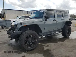 2017 Jeep Wrangler Unlimited 75th Anniversary z VIN 1C4BJWEG6HL676557, wystawiony jako Copart lot #55426945 z przebiegiem 75 741 mil mil oraz Szkody całkowita. Historia ofert i sprzedaży dostępna na DreamBid. Obrazek 1.