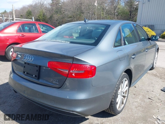 2014 Audi A4 Premium Plus z VIN WAUFFAFL6EN017277, wystawiony jako IAAI lot #41878643 z przebiegiem 105 100 mil mil oraz . Historia ofert i sprzedaży dostępna na DreamBid. Obrazek 4.