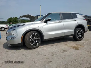 2022 Mitsubishi Outlander SE with VIN JA4J4UA87NZ022059, listed as a Copart auction lot 60546855 with 33,815 mi miles and Salvage title. Bid and sale history available at DreamBid. Image 1.