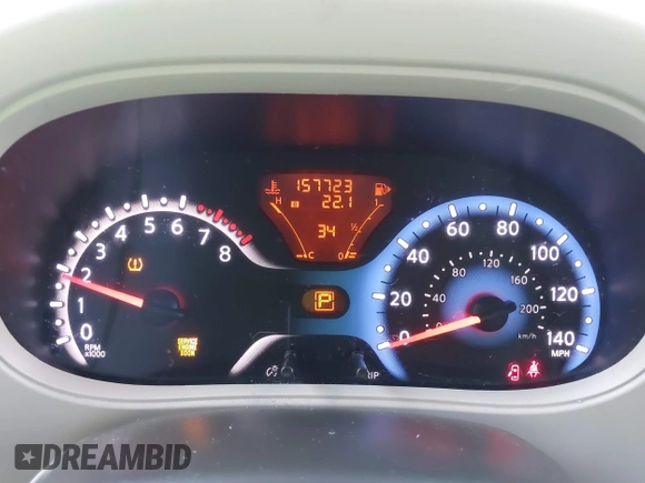 2012 Nissan Cube 1.8 S with VIN JN8AZ2KR8CT250899, listed as a IAAI auction lot 42055887 with 157,723 mi miles. Bid and sale history available at carsss.com. Image 7.