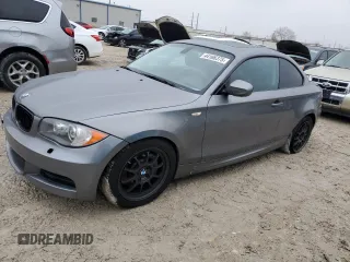 2011 BMW 1 Series 135i with VIN WBAUC9C56BVM09594, listed as a Copart auction lot 44166375 with Not provided miles and Salvage title. Bid and sale history available at DreamBid. Image 1.