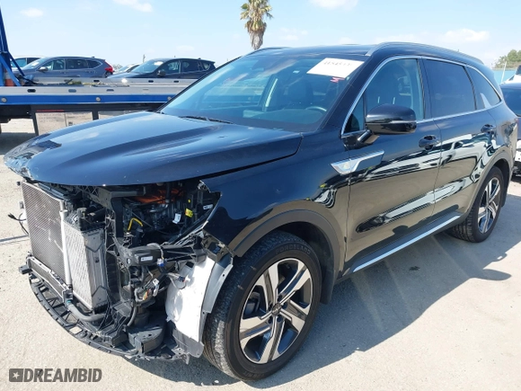 2023 Kia Sorento Hybrid EX with VIN KNDRHDLG4P5193721, listed as a IAAI auction lot 41545430 with 58,887 mi miles. Bid and sale history available at carsss.com. Image 18.