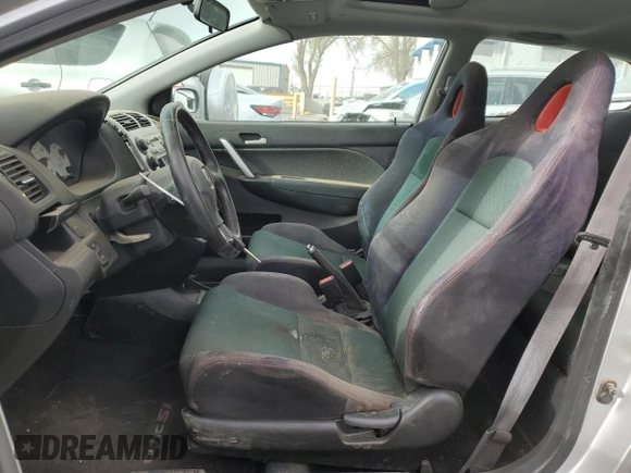 2005 Honda Civic Si with VIN SHHEP33595U503723, listed as a Copart auction lot 48775135 with 128,523 mi miles and Salvage Title. Bid and sale history available at DreamBid. Image 7.