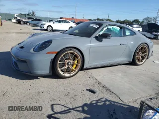 2023 Porsche 911 GT3 with VIN WP0AC2A9XPS270453, listed as a Copart auction lot 87467594 with 4,326 mi miles and Non Repairable. Bid and sale history available at carsss.com. Image 1.
