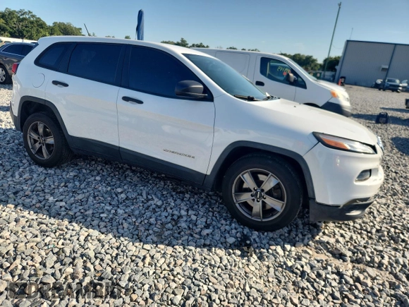 2015 Jeep Cherokee Sport with VIN 1C4PJLAB7FW617091, listed as a Copart auction lot 62167605 with 149,968 mi miles and Salvage title. Bid and sale history available at DreamBid. Image 4.