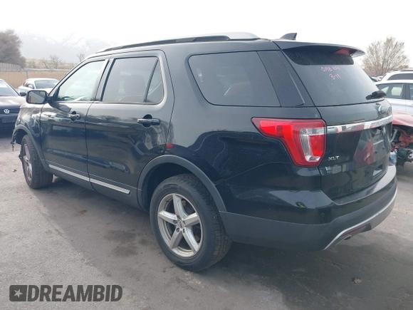 2016 Ford Explorer XLT with VIN 1FM5K8D83GGB62670, listed as a IAAI auction lot 41911701 with 163,798 mi miles and . Bid and sale history available at carsss.com. Image 3.