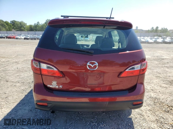 2012 Mazda 5 Grand Touring with VIN JM1CW2DL0C0139724, listed as a Copart auction lot 70640054 with 92,129 mi miles and Salvage Title. Bid and sale history available at DreamBid. Image 6.