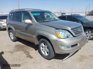 2003 Lexus GX 470 with VIN JTJBT20X130003340, listed as a IAAI auction lot 41803023 with 1 mi miles. Bid and sale history available at carsss.com. Image 1.
