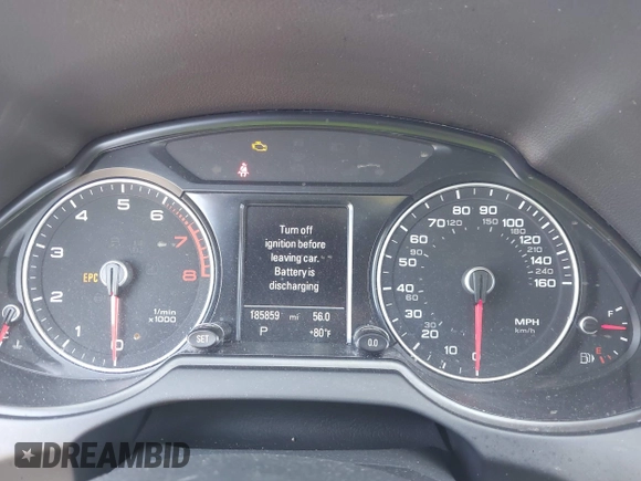 2014 Audi Q5 Premium Plus with VIN WA1LFAFP2EA004004, listed as a IAAI auction lot 42674248 with 185,559 mi miles and . Bid and sale history available at DreamBid. Image 7.
