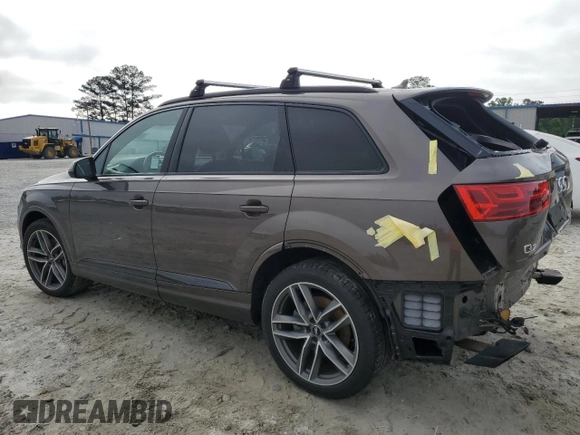 2018 Audi Q7 Prestige z VIN WA1VAAF72JD023846, wystawiony jako Copart lot #56016385 z przebiegiem 55 626 mil mil oraz Szkoda całkowita • Salvage title. Historia ofert i sprzedaży dostępna na DreamBid. Obrazek 2.