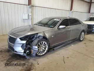 2019 Cadillac CT6 Luxury AWD with VIN 1G6KB5RS7KU114127, listed as a Copart auction lot 57944134 with 55,235 mi miles and Salvage Title. Bid and sale history available at DreamBid. Image 1.