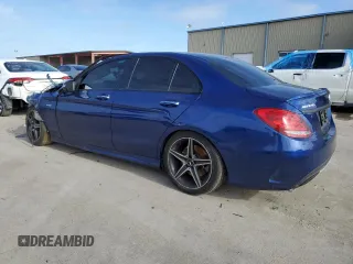 2018 Mercedes-Benz C 43 AMG with VIN 55SWF6EB3JU252235, listed as a Copart auction lot 85720424 with 74,266 mi miles and Salvage Title. Bid and sale history available at carsss.com. Image 2.