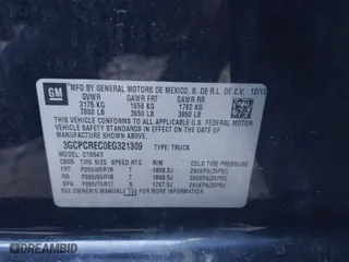 2014 Chevrolet Silverado 1500 LT with VIN 3GCPCREC0EG321309, listed as a IAAI auction lot 41411069 with 174,689 mi miles. Bid and sale history available at carsss.com. Image 9.