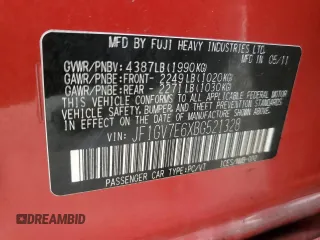 2011 Subaru Impreza Sedan WRX WRX with VIN JF1GV7E6XBG521328, listed as a Copart auction lot 80783664 with 121,781 mi miles and Salvage Title. Bid and sale history available at carsss.com. Image 12.