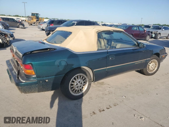 1994 Chrysler LeBaron z VIN 1C3EU4537RF286710, wystawiony jako Copart lot #52610475 z przebiegiem 64 533 mil mil oraz Szkody całkowita. Historia ofert i sprzedaży dostępna na DreamBid. Obrazek 3.