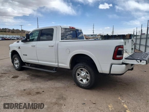 2021 Ram 2500 Laramie with VIN 3C6UR5FL4MG612250, listed as a Copart auction lot 82898924 with 52,008 mi miles and Clean Title. Bid and sale history available at carsss.com. Image 2.