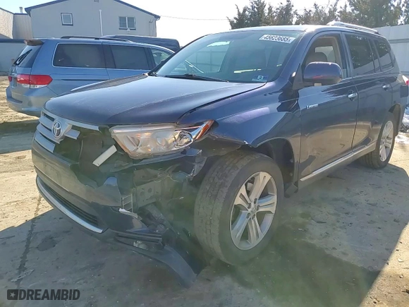 2011 Toyota Highlander Limited with VIN 5TDDK3EH2BS066321, listed as a Copart auction lot 45623685 with 318,830 mi miles and Salvage Title. Bid and sale history available at carsss.com. Image 12.