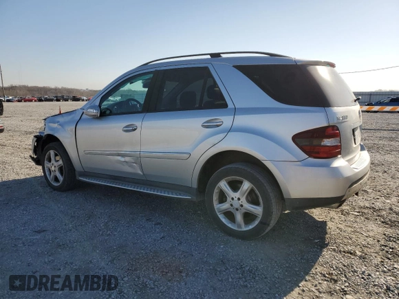 2008 Mercedes-Benz M 350 with VIN 4JGBB86E78A399687, listed as a Copart auction lot 48673775 with 190,936 mi miles and Salvage Title. Bid and sale history available at DreamBid. Image 2.