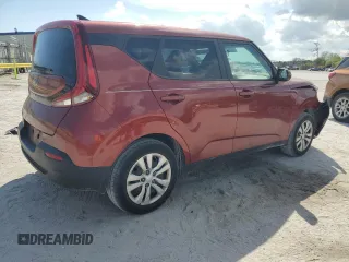 2020 Kia Soul LX with VIN KNDJ23AU3L7096431, listed as a Copart auction lot 43965265 with 54,768 mi miles and Salvage Title. Bid and sale history available at carsss.com. Image 3.