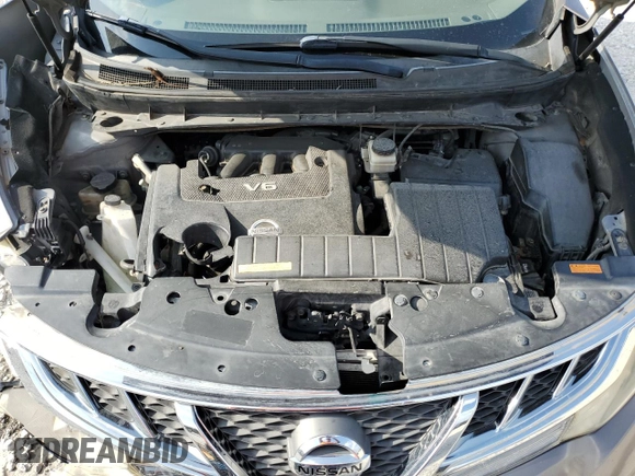 2011 Nissan Murano LE with VIN JN8AZ1MU8BW063431, listed as a Copart auction lot 55163495 with 177,887 mi miles and Salvage Title. Bid and sale history available at DreamBid. Image 12.