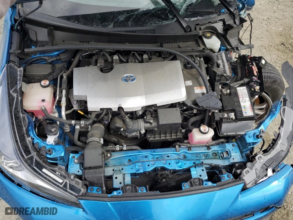 2019 Toyota Prius L Eco with VIN JTDKARFU3K3099712, listed as a Copart auction lot 51109725 with 14,482 mi miles and Salvage Title. Bid and sale history available at carsss.com. Image 12.