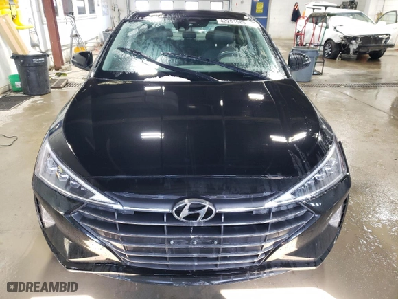 2019 Hyundai Elantra SEL with VIN 5NPD84LF1KH465863, listed as a Copart auction lot 48281685 with 52,907 mi miles and Salvage Title. Bid and sale history available at carsss.com. Image 5.