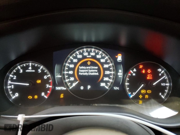 2024 Mazda CX-50 S Premium with VIN 7MMVABDM9RN158008, listed as a Copart auction lot 54221175 with 50,879 mi miles and Salvage Title. Bid and sale history available at DreamBid. Image 9.