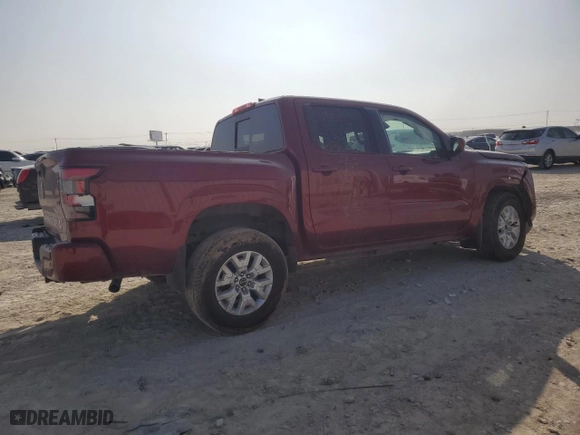2024 Nissan Frontier SV with VIN 1N6ED1EJ3RN610053, listed as a Copart auction lot 43780015 with 23,601 mi miles and Salvage Title. Bid and sale history available at carsss.com. Image 3.