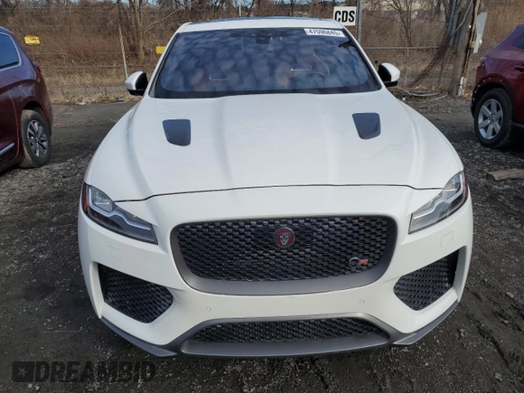 2020 Jaguar F-Pace SVR with VIN SADCZ2EE9LA627415, listed as a Copart auction lot 47596845 with Not Provided miles and Non Repairable. Bid and sale history available at DreamBid. Image 5.