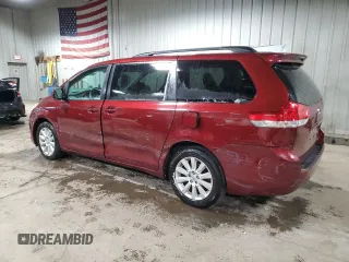 2013 Toyota Sienna LE with VIN 5TDJK3DC9DS056350, listed as a Copart auction lot 47869765 with 65,188 mi miles and Clean Title. Bid and sale history available at carsss.com. Image 2.