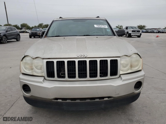 2007 Jeep Grand Cherokee Laredo with VIN 1J8GS48K17C516701, listed as a Copart auction lot 78854724 with 154,681 mi miles and Clean Title. Bid and sale history available at carsss.com. Image 5.