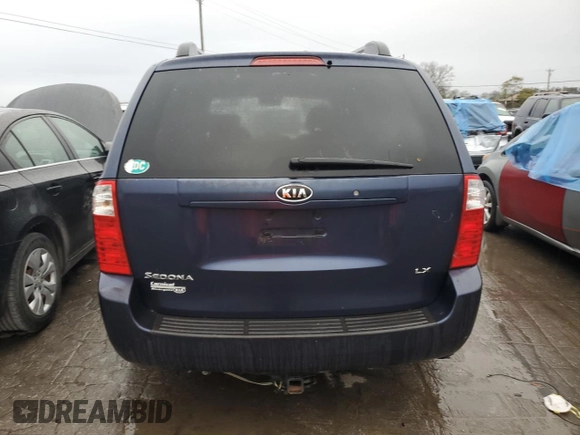 2008 Kia Sedona LX with VIN KNDMB233086238730, listed as a Copart auction lot 79011384 with 141,965 mi miles and Clean Title. Bid and sale history available at carsss.com. Image 6.