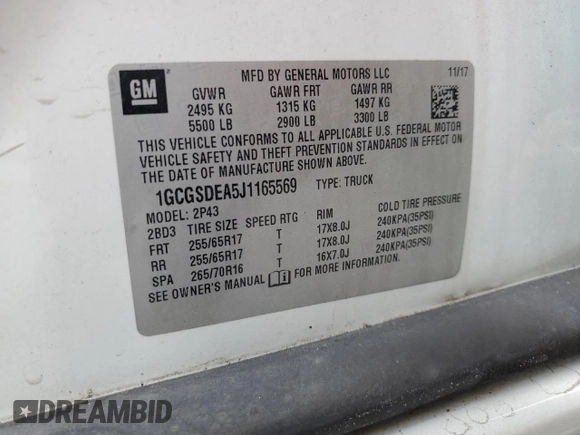 2018 Chevrolet Colorado 2WD Z71 z VIN 1GCGSDEA5J1165569, wystawiony jako Copart lot #56703285 z przebiegiem 101 894 mil mil oraz Szkoda całkowita • Salvage title. Historia ofert i sprzedaży dostępna na DreamBid. Obrazek 12.