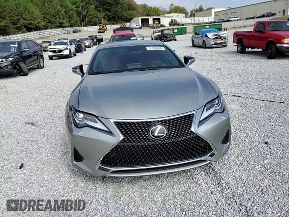 2024 Lexus RC with VIN JTHDA5BC2R5012782, listed as a Copart auction lot 77738584 with 4,192 mi miles and Salvage Title. Bid and sale history available at carsss.com. Image 11.