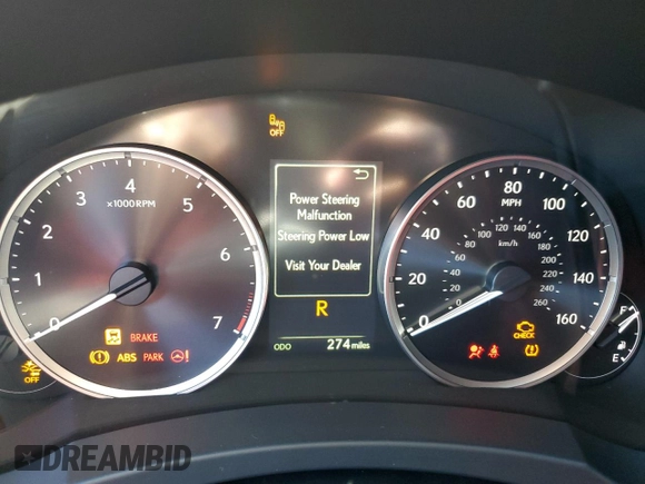 2025 Lexus IS with VIN JTHBZ1B27S5082770, listed as a Copart auction lot 49768665 with 274 mi miles and Non Repairable. Bid and sale history available at carsss.com. Image 9.