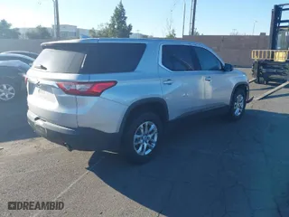 2020 Chevrolet Traverse LS with VIN 1GNERFKW3LJ233389, listed as a IAAI auction lot 41516881 with 72,317 mi miles. Bid and sale history available at carsss.com. Image 4.