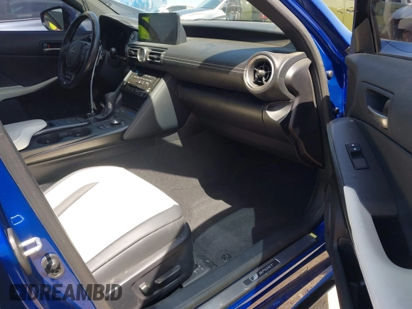 2022 Lexus IS 350 F Sport z VIN JTHGZ1B28N5050324, wystawiony jako IAAI lot #42323981 z przebiegiem 28 414 mil mil oraz . Historia ofert i sprzedaży dostępna na DreamBid. Obrazek 5.