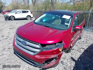2017 Ford Edge Titanium with VIN 2FMPK3K83HBC34846, listed as a IAAI auction lot 41983258 with 154,376 mi miles. Bid and sale history available at carsss.com. Image 6.