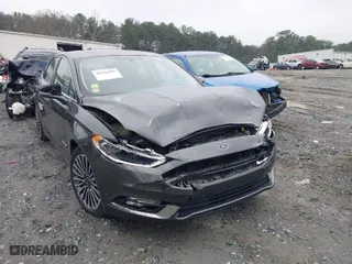 2018 Ford Fusion Hybrid Titanium with VIN 3FA6P0RU9JR111553, listed as a IAAI auction lot 41616389 with 94,247 mi miles. Bid and sale history available at carsss.com. Image 1.