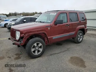 2008 Jeep Liberty Sport with VIN 1J8GN28K78W233375, listed as a Copart auction lot 52417955 with 170,594 mi miles and Salvage Title. Bid and sale history available at carsss.com. Image 1.