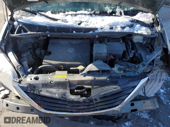 2012 Toyota Sienna LE AAS with VIN 5TDKK3DC0CS238666, listed as a Copart auction lot 43776765 with 0 mi miles and Salvage Title. Bid and sale history available at carsss.com. Image 12.