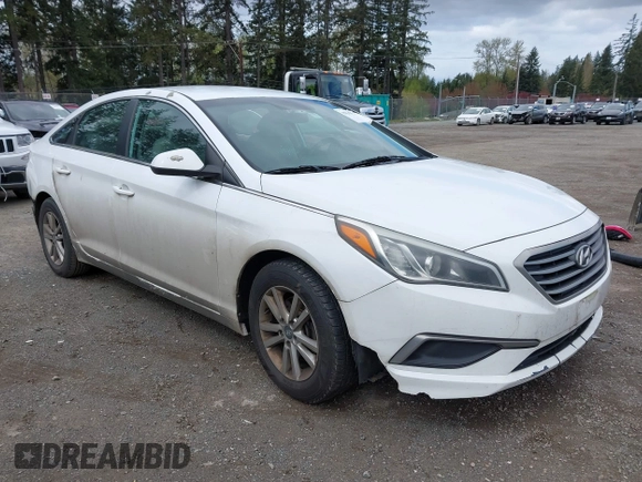 2016 Hyundai Sonata 2.4L with VIN 5NPE24AF2GH412489, listed as a IAAI auction lot 42021061 with 209,465 mi miles and . Bid and sale history available at DreamBid. Image 1.
