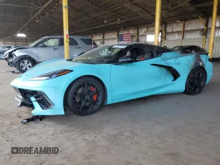 2021 Chevrolet Corvette 3LT with VIN 1G1YC3D4XM5105039, listed as a Copart auction lot 47471115 with 0 mi miles and Salvage Title. Bid and sale history available at carsss.com. Image 1.