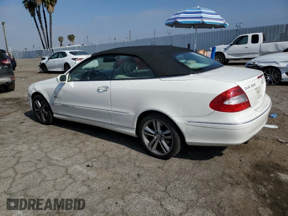 2006 Mercedes-Benz CLK 350 with VIN WDBTK56H26F190700, listed as a Copart auction lot 50798725 with 172,159 mi miles and Salvage Title. Bid and sale history available at DreamBid. Image 2.