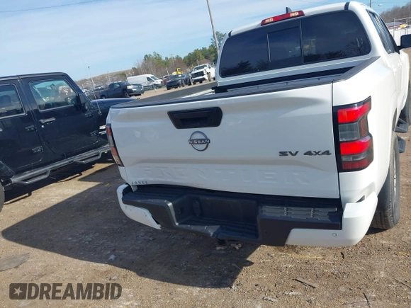 2022 Nissan Frontier S with VIN 1N6ED1EK0NN618100, listed as a IAAI auction lot 41578405 with 38,845 mi miles. Bid and sale history available at carsss.com. Image 16.