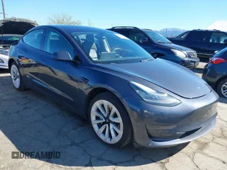 2022 Tesla Model 3 with VIN 5YJ3E1EA8NF241691, listed as a IAAI auction lot 41742584 with 70,375 mi miles and . Bid and sale history available at DreamBid. Image 1.